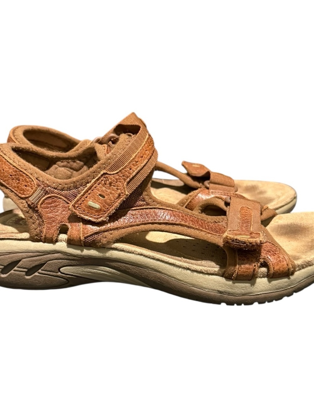 Earth Spirit Gelron 2000 Dewberry Leather Sandals Women's 8.5 Granola Gorpcore - Picture 2 of 10